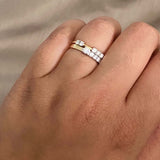 Binary Solitaire Ring